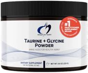 Designs for Health Taurine + Glycine Powder - Amino Acids for Healthy Aging - Supports Cellular, Metabolic & Heart Health - Non-GMO Unflavored Amino Acid Powder (250 g)