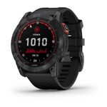 Garmin fēnix 7X SOLAR, Large Multisport GPS Smartwatch, Solar Charging, Advanced Health and Training Features, Touchscreen and Buttons, Ultratough Design Features, Up to 37 days battery life, Black