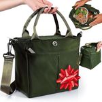 KARRICO Sport Lunch Bag - Green Premium Insulated & Leakproof Lunch Bag, BPA-Free & Odor Resistant - Ideal for Christmas Gifting, Holiday Travel & On-the-Go Meals