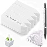 Plant Labels, 150Pcs Plastic Plant Labels Plant Tags Plant Markers & Labels Re-Usable Plant Labels for Garden Seed Potted Herbs Flowers Vegetables, White