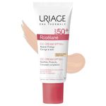 Uriage Roséliane CC Cream SPF50 (Light Tint) 40ml - Sensitive Skin Prone to Redness - Covers Redness, Unifies, Hydrates - Long-lasting Soothing Action & Sun Protection - Non-comedogenic