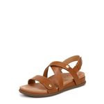 Vionic Women's Cypress Sandal, Tan Brown Leather, 8.5