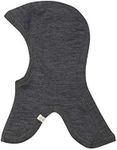 DILLING Balaclava - Organic Merino Wool Grey Melange 3-8 Years