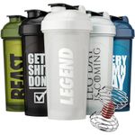 Hydra Cup - 5 Pack, OG Shaker Bottles 24oz Max Value Pack Shaker Cups, Stand Out Colors & Logos