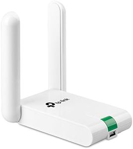 TP-Link 300Mbps High Gain Wireless USB Adapter, 11N Speed, Boost Wi-Fi Coverage, Dual External Antennas, 1.5m USB Cable, Easy Setup & Use, Desktop-style Design, WPS Security (TL-WN822N)