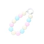 KC Colorful Pearl Lanyard Keychain Mobile Chain Beads Charm, Phone Pendant Wrist Bracelet Holder | Purse, Camera, Mobile Phone Lanyard Strap Smartphone Case For Girls Women