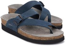 Mephisto Helen Women's Sandal Nubuck Leather - Blue (7.5 UK, 41 EU)