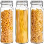 ComSaf 60oz Airtight Glass Jars Set