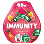 Robinsons Immunity Benefit Drops Orange & Guava, with vitamin B6 and Zinc - 66ml