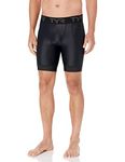 TYR Men's Athletic Performance Workout Compression Short, Black, Large