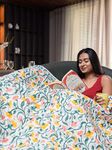 Urban Space Microfibre Blanket Double Bed, 120 GSM All Season Reversible Comforter/Blanket, 3 Layered Quilted Dohar Double Bed (Kashmir, 220 cm x 240 cm AC Blanket Double Bed)