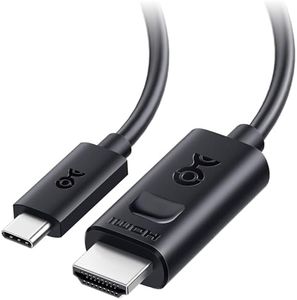 Cable Matters Cavo USB C to HDMI 2.1, supporta 4K@240Hz e 8K@60Hz, HDR, 3m - Thunderbolt 4, Thunderbolt 5, USB 4 Compatibile con MacBook Pro, XPS, ThinkPad - La risoluzione massima su macOS 4K 60Hz
