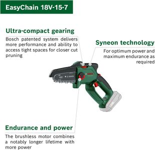 Bosch 18V Mini Chain Saw – Cordless Compact Pruning Tool