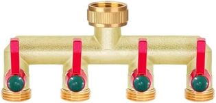 iBamso Solid Brass Garden Hose Spli