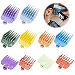 KIPTVO 10PCS Professional Hair Clipper Guards Combs, Replacement Spares Haircut Accesorries Set, Hair Clipper Guide Attachment Combs, Haircut Guard Set Accessories for Boys, Girls, Kids