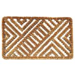 Tuff Scrap Door Mat Outdoor Wire DoorMat BOSTON Coir Door Mat Rug Entrance Mud Stopper Front Door Mat Outside Coir & Wire Boot Scraper Outdoor Extra Large Door Mat (Pack of 1, 75x45cm)