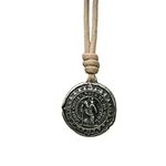 Gold St Christopher Necklace - Mens