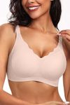 Vertvie Women's Seamless Bras No Un