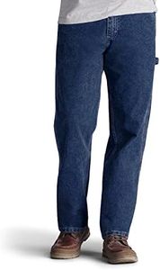 Lee Mens Dungarees Straight Leg Carpenter Jean, Original Stone, 36W x 32L