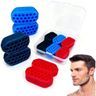 6 Pcs Professional Jaw Trainers, Food-Grade Silicone Jawline Exerciser, Double Chin Reducer for Women/Men, Chew Jawline Shaper for Defined Facial Muscles (Black+Blue+Red)