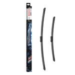 Bosch Aerotwin A 310 S - Front Windscreen Wipers - Set of 2 Replacement Blades - Comes with Pre-assembled Adapter - 2 Blades, 650mm/475mm - Only for right-hand drive (UK)