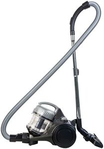 Russell Hobbs® Compact XS Bagless Cylinder Vacuum Cleaner Lightweight 700W, 1.5L, Grey & Silver, Triple Filtration, for Hard floor, Carpet & Car, 3-in-1 Tool, 2 Year Guarantee RHCV1611