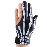 BsoNgo Billiards Glove 3 Finger Pool Glove for Billiard Shooters Pool Snooker Cue Sport for Men & Women, Left Hand