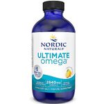 Nordic Naturals, Ultimate Omega, 2840mg Omega-3, Fish Oil with EPA and DHA, Lemon Flavour, 237ml, Lab-Tested, Soy Free, Gluten Free, Non-GMO