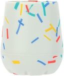 Nuby Silicone Confetti/Sprinkles First Open Training Cup for Baby: 2oz