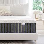 Full Size Mattress, HOXURY 10 Inch Memory Foam Mattress with Innerspring, CertiPUR-US Certified Hybrid Mattress in a Box, Double Mattress Medium Firm, Full Mattress with Pressure Relief & Supportive