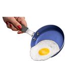 Granitestone Small Frying Pan Nonstick, 5.5” Egg Pan Nonstick, Single Egg Frying Pan, Durable Small Pan with Stay Cool Handle, Healthy and Toxin Free, Stovetop, Oven, Dishwasher & Metal Utensil Safe