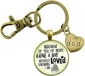 Dad Keychain Because of Your Love B