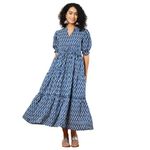 Globus Women Ethnic Dress (3641841004_Indigo_XL)