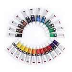 Royal & Langnickel WAT24 Watercolor Artist Tube Paint, 12ml, 24 colors