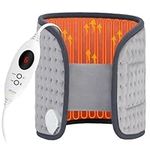 Heat Pad ALLJOY Electric Heating Pads for Back Pain Relief, Period Heat Pads for Cramps with Auto Shut Off & 6 Heating Levels-Heating Belt Back Wrap for Waist, Back, Leg