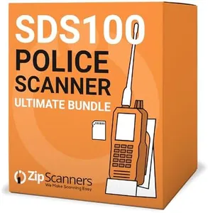 Uniden SDS100 Ultimate Bundle | Expert Programming, Antenna, Stand, Screen Protectors, & Uniden SDS100 Police Scanner | Works Right Out The Box Programmed for Your Area
