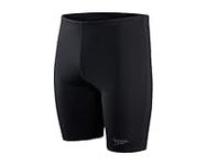 Speedo Men's ECO Endurance+ Jammer, Comfortable Fit, Classic Look, 100% Chlorine Resistant, Quick Drying, Black, 34