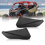 KEMIMOTO X3 Lower Doors, X3 Lower Door Panels with Metal Frame OEM Style compatible with Can Am Maverick X3 2017 2018 2019 2020 2021 2022 2023, Replace OEM Number 715002903 Pack of 2