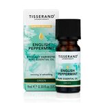 Tisserand Aromatherapy ,English Peppermint - Ethically Harvested Essential Oil ,Massage Oil, Aromatherapy Oil , Skin Oil, Oil For Diffuser ,100% Natural Pure Essential Oils , 9ml