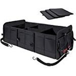 AUTOARK Multipurpose Car SUV Trunk Organizer,Durable Collapsible Adjustable Compartments Cargo Storage,Upgraded Handle,AK-072