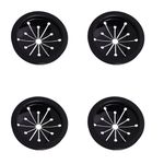 4 Pcs Garbage Disposal Splash Guards, 3 1/8" Sink Baffle Rubber Guard Replacement Multi-Function Drain Plugs Food Waste Disposer Accessories for Waste King, Whirlaway, Sinkmaster and GE Models