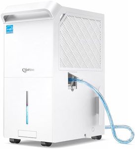 5,000 Sq.Ft Most Efficient Energy Star 2024 Dehumidifier,Vellgoo Max 120 Pint/D Compressor Dehumidifier for Basement with Drain Hose, Smart Humidity Control for Home, Large Rooms