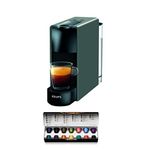 Nespresso Krups XN110BRD Essenza mini coffee capsule machine | 0.6 L | 19 bar | energy saving mode | grey | energy class A