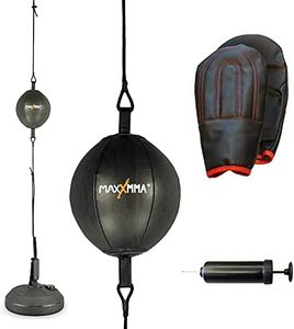 MaxxMMA Double End Striking Punching Bag Kit