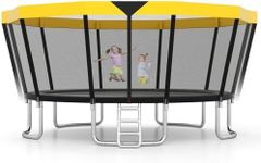 GYMAX Trampoline Outdoor, ASTM Appr