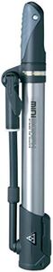 Topeak Mini Morph Bike Pump , Silver, Black, 26 x 5 x 2.8 cm / 10.2” x 2.0” x 1.1”