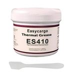 Easycargo 200gr Thermal Paste Kit, Conductive Grease, Heatsink White Silicone Carbon Compound for Cooling Heat Sink Interface GPU VGA LED MOSFET Transistors (200gr)