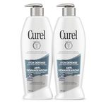 Curel Itch Defense Calming Moisturizer Set, Body Lotion, with Advanced Ceramide Complex, Pro-Vitamin B5, Shea Butter, for Dry, Itchy Skin, (Pack of 2) 480 mL x2