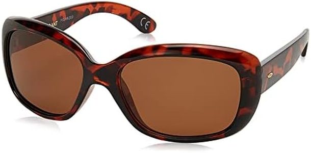 Foster Grant Womens Election Sunglasses, Tortoise/Amber, 52 Mm US
