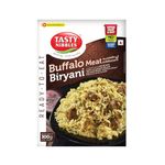 TASTY NIBBLES Ready to Eat Buffalo Meat BIRYANI 300GM Pouch| Kerala Special | Open Heat & Eat | Non-Vegetarian | No Added Preservatives | Japanese Retort Technology 300GM Pouch